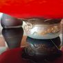 Rare Franz Caffrey Handcrafted Art Nouveau Glass Bowl Image 2