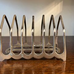 Vintage Silver Plated Toast Rack