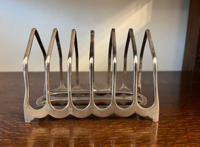 Vintage Silver Plated Toast Rack