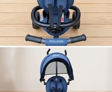 QPlay Rito Star Folding Toddler Trike with Canopy