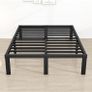 King Size Bed Frame, 36cm High Metal Platform Bed Frames Image 3