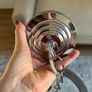 Grey Shades Chrome  Chandelier Image 3