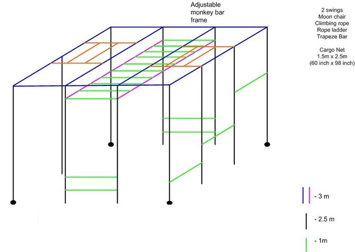 Climbing Frame/Exercise Frame