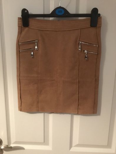BNWT Suede Mini Skirt
