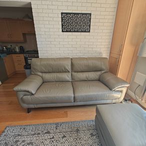 3 seater leather sofa