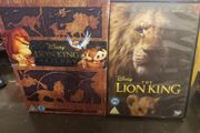 Lion King Trilogy 1-3 Dvd Boxset + Live Action Remake Disney Family Movies
