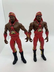 wwe elite series 46 Harlem Heat Stevie Ray & Booker T action figures
