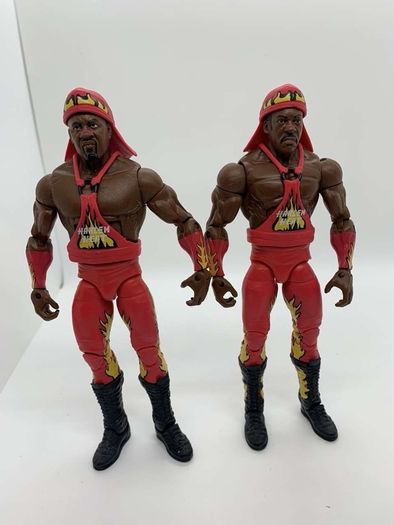 wwe elite series 46 Harlem Heat Stevie Ray & Booker T action figures