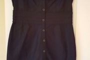 Principles black button up dress