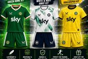 Irish soccer jerseys kids kits