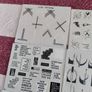 Nail art stickers . 9 sheets Image 4