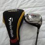 Taylor Made golf clubs with cart bag and travel cover Image 3