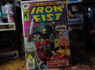 Iron Fist ! Issue #5 ! 1st Appearance of Scimitar ! Iron Fist makes ties to the IRA ! Bronze Age Comic from 1976 ! by Marvel !