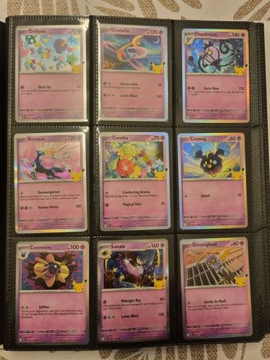Pokemon 30th Anniversary Binder and Cards