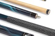 NEW SALE | Burner II 2 piece Pool Cue Maple 10mm Tip Black Full Size 57" / 142cm
