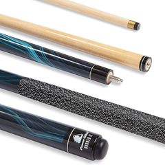 NEW SALE | Burner II 2 piece Pool Cue Maple 10mm Tip Black Full Size 57" / 142cm