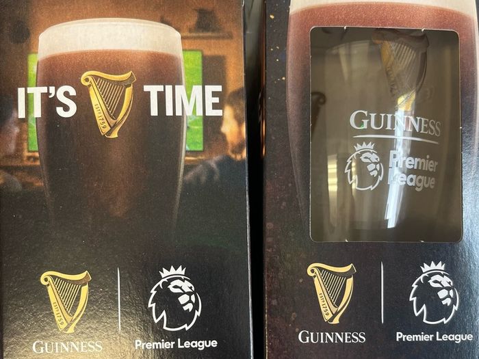 Birra Moretti Sale di mare guinness BLUE moon Pint Glass Beer Limited edition Heineken Stella Bavaria Pint Glasses Beer Heineken carlsberg Pint beer Glass brand new with box