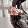 Rose Gold Plated Crystal Ring Image 3
