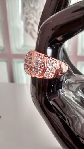 Rose Gold Plated Crystal Ring