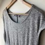 Mint Velvet Grey Jersey Wrap Waist Midi Dress Image 3