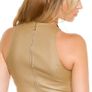 CropTop_leather_look_with_deco_chain_ Image 5