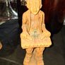 2 Large Old Vintage Terracotta Musician Figurines, Postage Available Image 7