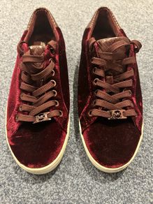 Michael Kors velvet sneaker shoes