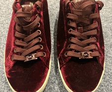 Michael Kors velvet sneaker shoes