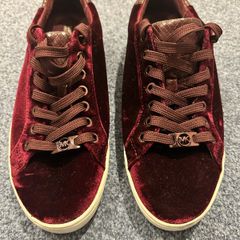 Michael Kors velvet sneaker shoes