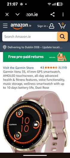 Genuine Garmin Venu 3s 41mm GPS Smart watch