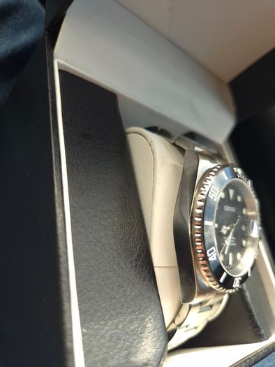 Seiko Mod Automatic Professional Diver 200m Black Dial Stainless Steel
