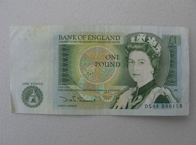 Bank of England One Pound Note Series D