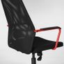 IKEA HUVUDSPELARE Gaming Chair office chair  Black Image 7
