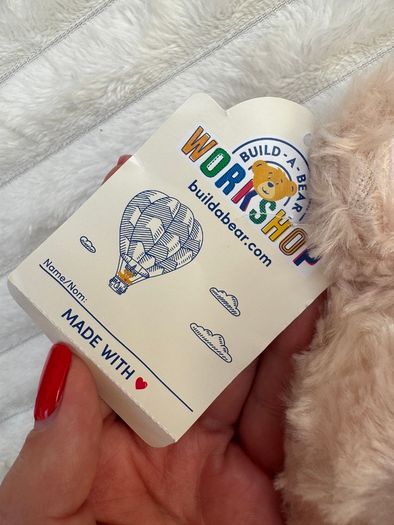 Build-a-Bear Workshop Happy Hugs IV Teddy Bear Plush Stuffed Animal approx. 17" Please see photos