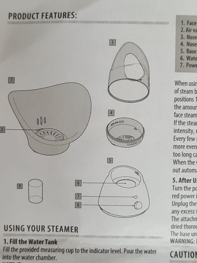 NEW Facial Steamer Spa Deep Cleansing Pore Cleanser Skincare Beauty Tool