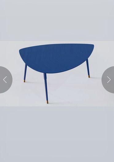 Ikea small blue table