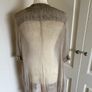 Elisa Cavaleta size 10 silk linen dress coat Image 5