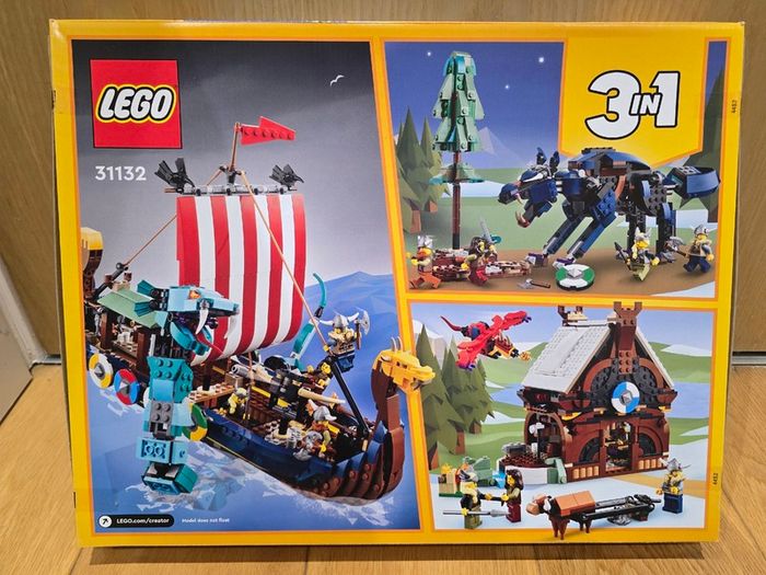 Lego 31132 Viking Ship and the Midgard Serpent