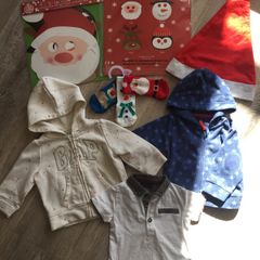 Soft toys teddy bears balls kids baby clothes GAP jumpers t-shirts Christmas masks hat socks