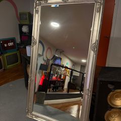 Silver Framed Mirror French Style
