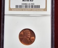 1956 Lincoln Wheat Cent NGC Vintage Holder