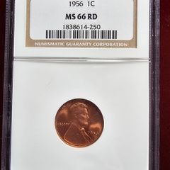 1956 Lincoln Wheat Cent NGC Vintage Holder
