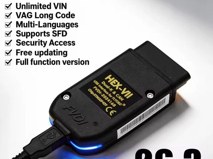 Hex-Interface Update 26.3 Vag Hex V2 ATMEGA162 Skoda VAG COM VW-AUDi FT232RQ VCDS VAGCOM Scanner Autocom Diagnostic Tester