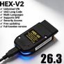 1996 -2017 Best 2026 VCDSCAN HEX V2 VCDS VAGCOM Interface Update 26.3.0 FOR VW AUDI Skoda Seat  Car Diagnostics Tools Image 3