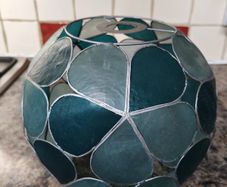 Vintage Blue Flower Lampshade