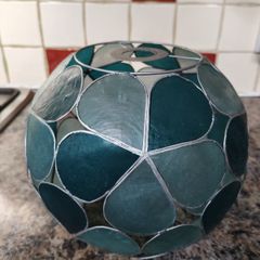Vintage Blue Flower Lampshade