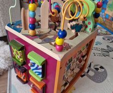 kids toys Zany Zoo Wooden Activity Cube Assortment