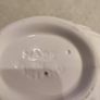 Vintage JB ironstone  Snow White gravy bowl Swirl Edge, Platinum Trim . Image 7