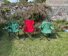 3 camping chairs