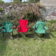 3 camping chairs
